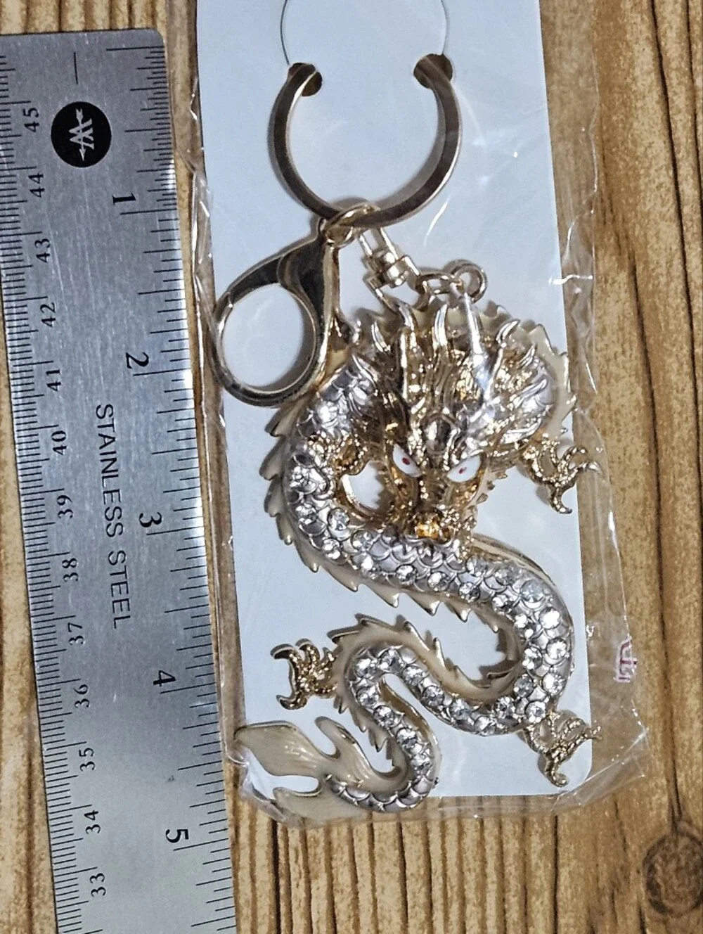 Gold Dragon Keychain